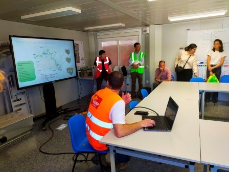 Visite du chantier du GAD