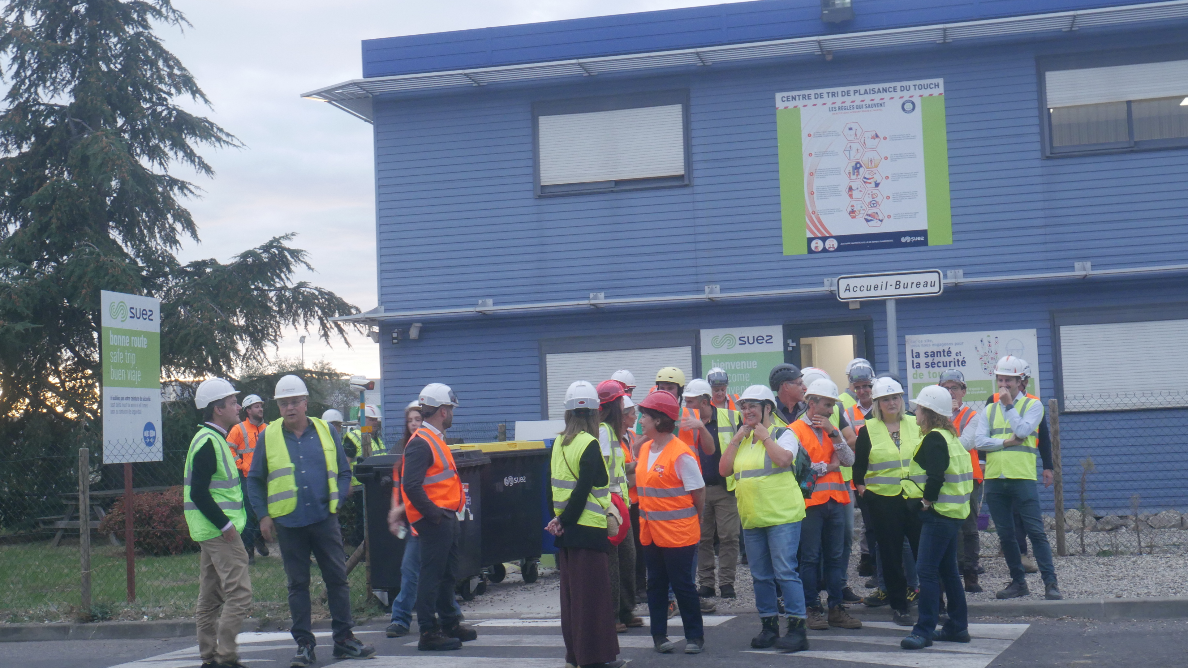 Visite de SUEZ R/V